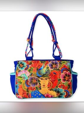 Laurel Burch 50th Anniversary Medium Shoulder Tote